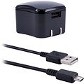 Rapid Wall Charger with Micro-USB Cable, Black