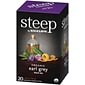 Steep by Bigelow Organic Earl Grey Black Tea, 20 Tea Bags/Box (RCB17700)