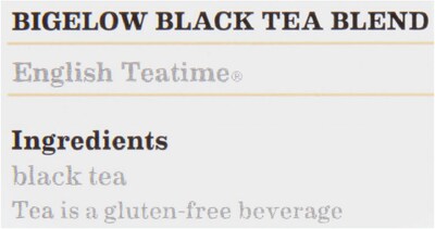 Bigelow English Teatime Black Tea Bags, 28/Box (RCB003451)