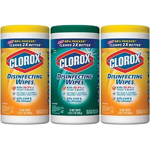 Cleaning wipes, liquids, & sprays product