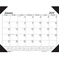 House of Doolittle 2019 Monthly Desk Pad Calendar Economy 18-1/2 x 13 Inches (HOD012402)