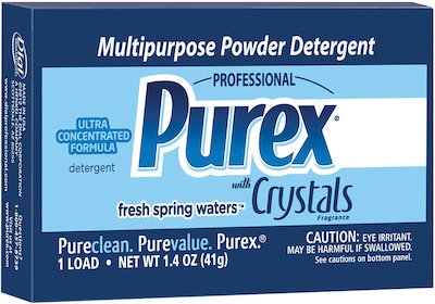 Purex Powder Laundry Detergent, 1 Loads, 1.4 oz., 156/Carton (DIA 10245)