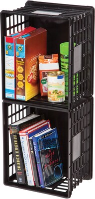 File Storage Crate, Black