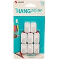 Velcro HANGables Removable Mini Hooks, White, 8/PK (VEL-30103-USA)