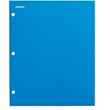 4-Pocket 3-Hole Punched Presentation Folder, Blue (56213-CC)