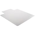 Deflect-O Vinyl 36x 48 Rectangle Chair Mat with Lip (CM11113PB)