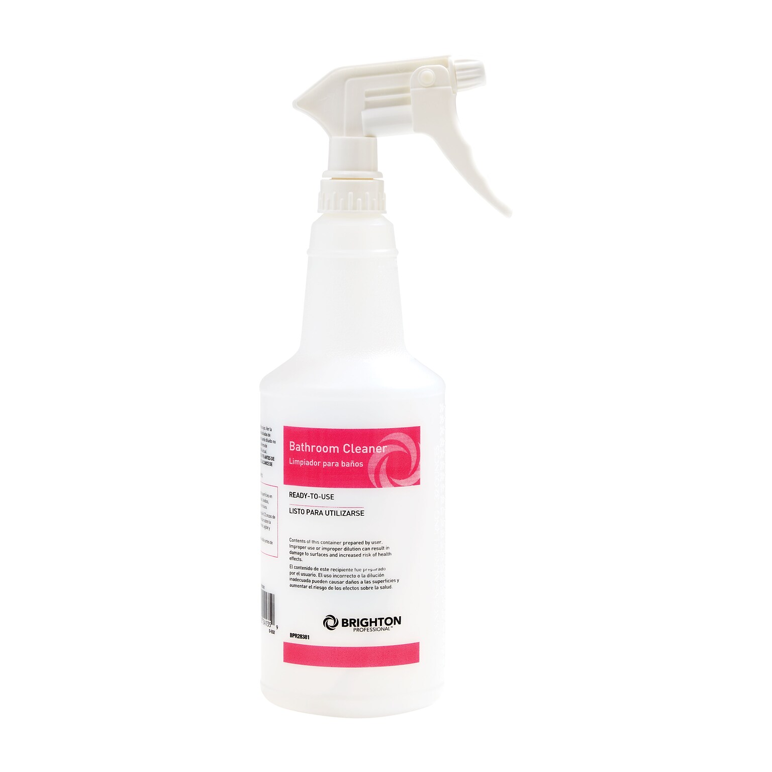Brighton Professional™ 32 oz. Spray Bottle with Trigger, White (BPR28381-CC)
