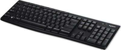 Logitech K270 USB Wireless Keyboard, Black (920-003051)