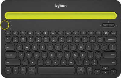 Logitech K480 Wireless Bluetooth Keyboard, Multi-Device, Black (920-006342)