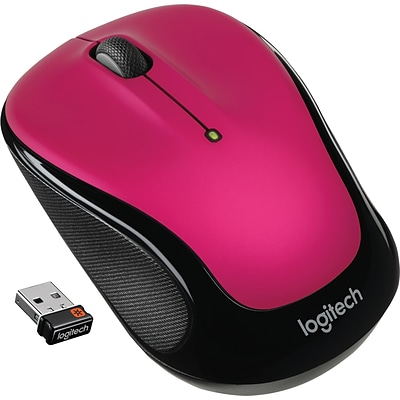 Logitech M325 Wireless Optical Mouse, Brilliant Rose (910-003121)