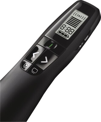 Logitech R800 Professional Laser Pointer, 100' Range, Green (910-001350)