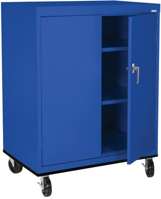 Sandusky Elite 48 H Transport Work Height Storage Cabinet With 3
