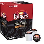 Folgers Black Silk Coffee, Keurig® K-Cup® Pods, Dark Roast, 24/Box (6662)