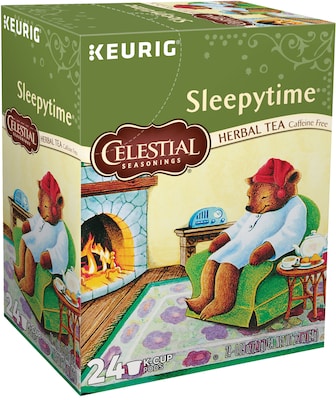 Celestial Seasonings ytime al Tea, Keurig K-Cup Pods, 24/Box (14739)