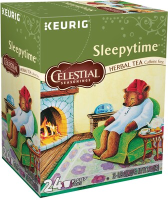 Celestial Seasonings ytime al Tea, Keurig K-Cup Pods, 24/Box (14739)