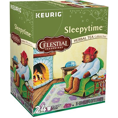 Celestial Seasonings ytime al Tea, Keurig K-Cup Pods, 24/Box (14739)