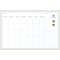 U Brands Magnetic Dry Erase Calendar Whiteboard, 30 x 20, White Decor Frame (2075U00-01)