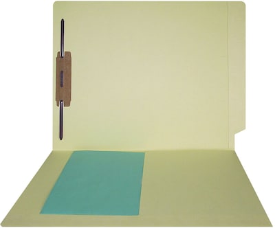 Medical Arts Press® End-Tab Pocket File Folders, 1-Fastener, Letter, Manila, 250/Bx (31466B)