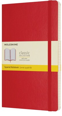 MSKN Large Squared Scarlet Red Soft Cover