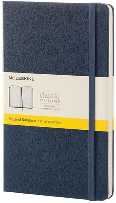 Moleskine Large Squared Soft Cover, Sapphire Blue (893762)