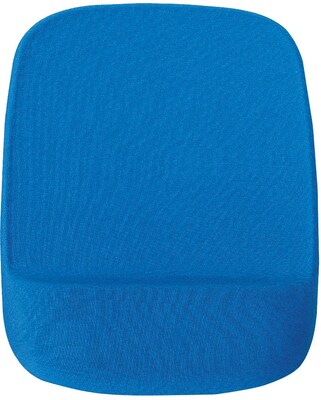Quill Brand® Memory Foam Mouse Pad Wrist Rest, Blue