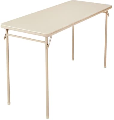 Cosco 20 x 48 Vinyl Top Folding Table (14341ANT1E)