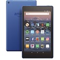 Amazon Fire HD 8 Tablet, WiFi, 16GB (Fire OS), Marine Blue (53-007605)
