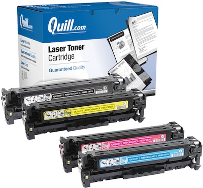 Quill Brand® Remanufactured Black/Cyan/Yellow/Magenta Standard Laser Toner Cartridge Replacement for