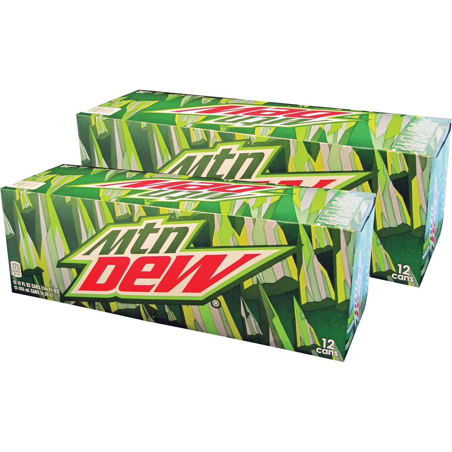 Mountain Dew Soda, 12 oz., 24/Carton (83776)