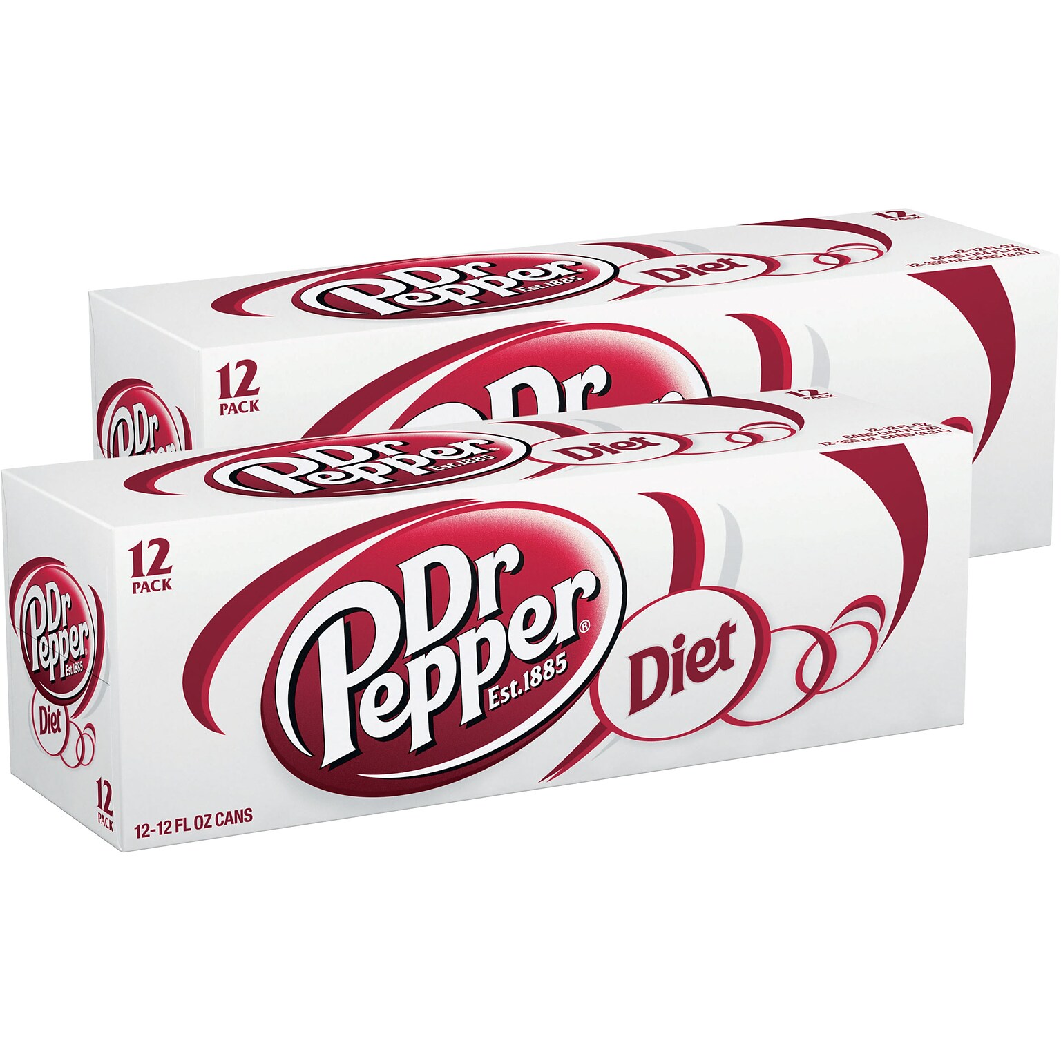 Dr Pepper Diet Original Soda, 12 oz., 24/Carton (78000083163)