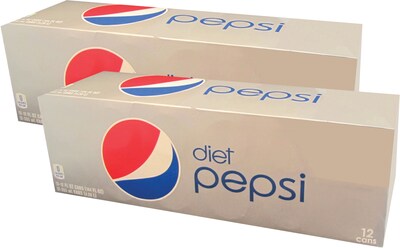 Diet Pepsi Cola, 12 oz., 24/Carton (83775)