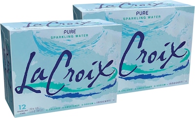 LaCroix Sparkling Water, 12 oz., 24/Carton (NAV40133)