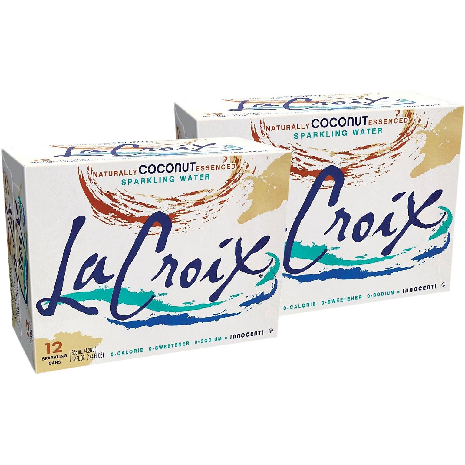 LaCroix Coconut Flavored Sparkling Water, 12 oz., 24/Carton (NAV40121)