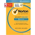 Norton Security Deluxe, 3 Devices with Norton Utilities for Windows (1 User) [Boxed]