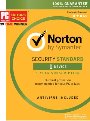Norton Security Standard for Windows (1 User) [Boxed]
