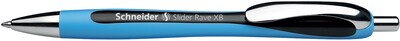 Schneider Slider Rave XB Retractable Ballpoint Pen, Extra Bold Point, Black Ink, 5/Box (132501)