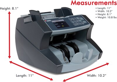 Cassida® 6600 UV Currency Counter w/ValuCount™