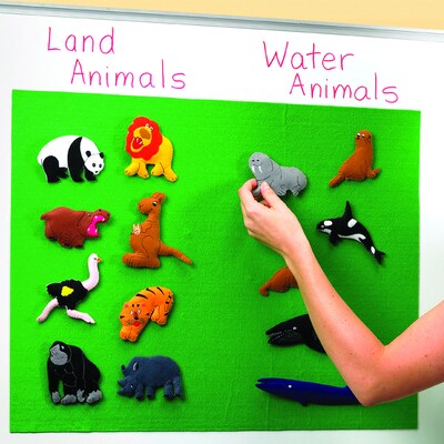Educational Insights 3-in-1 Flannel/Magnetic/Wipe-Off Board