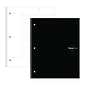 Tops FocusNotes 1-Subject Notebook, 9" x 11", Black (90223)