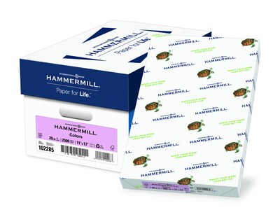 Hammermill® Colors Paper, 20lb, 11 x 17, Lilac, 2500/Case