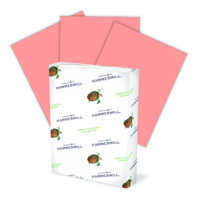 Hammermill® Colors Paper, 20lb, 8.5 x 11, Salmon, 500/Ream