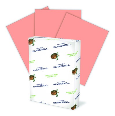 Hammermill® Colors Paper, 20lb, 8.5 x 11, Salmon, 500/Ream