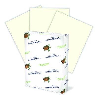Hammermill Colors Multipurpose Paper, 24 lbs., 11 x 17, Ivory, 2500 Sheets/Carton (10441-4CASE)