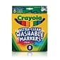 Crayola Classic Kid's Markers, Broad Point, Assorted, 8/Pack (58-7808)