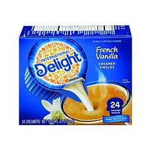 International Delight French Vanilla Dairy Free Liquid Creamer, 0.44 oz., 24/Box (WWI100681)