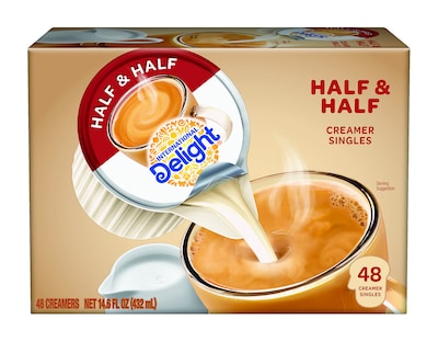 International Delight Half and Half Liquid Creamer, 0.3 Oz., 48/Box (WWI02284)