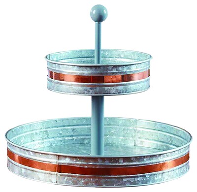 Galvanized Steel and Copper 2 Tier Server