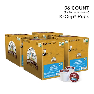 Newman's Own s Special Blend Coffee, Keurig K-Cup Pods, Medium Roast, 96/Carton (4050)