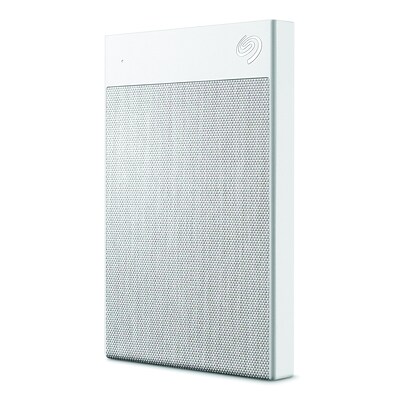 Seagate Ultra Touch 1TB External Hard Drive Portable HDD USB-C and USB 3.0, White (STHH1000402)