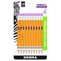 Zebra Pen #2 Mechanical Pencil, 0.7 mm, Yellow, 10/Pk
